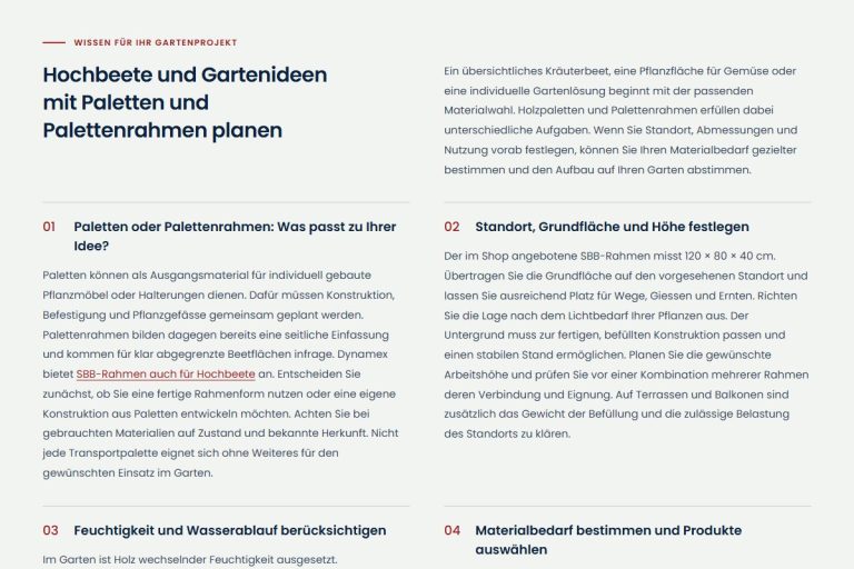Anwendungsratgeber Gartenarbeit